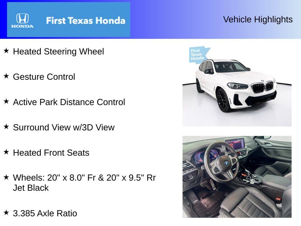 Used Car 2022 Bmw X3  M40i For Sale Under $50,000 In Austin, Texas