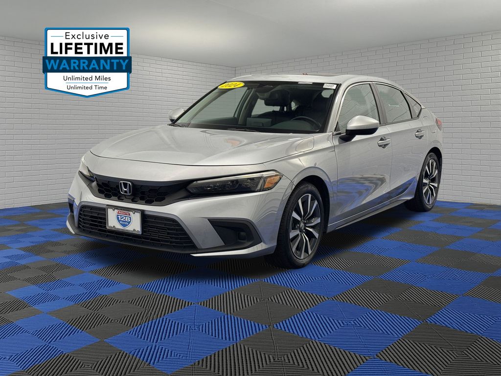Lunar Silver Metallic 2024 Honda Civic Hatchback Hatchback Front-Wheel Drive Continuously Variable Transmission