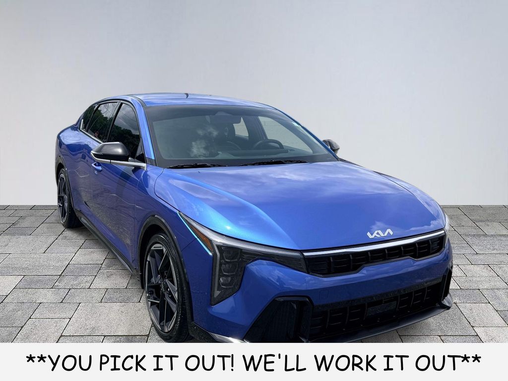 Wave Blue 2025 Kia K4 GT-Line FWD Sedan Front-Wheel Drive Continuously Variable Transmission