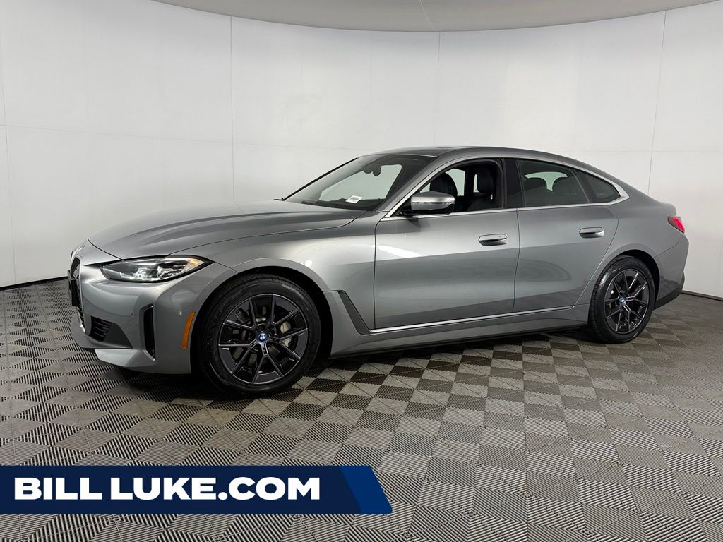 Skyscraper Gray Metallic 2024 BMW i4 Sedan Rear-Wheel Drive Automatic
