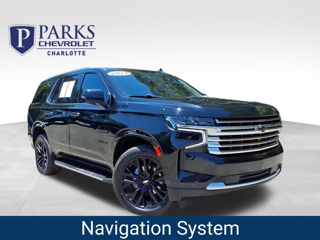 Black 2021 Chevrolet Tahoe High Country 4WD SUV / Crossover Four-Wheel Drive