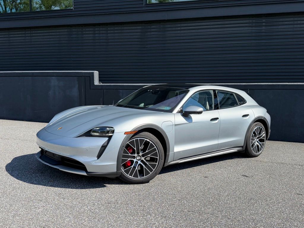 Dolomite Silver Metallic 2022 Porsche Taycan Wagon All-Wheel Drive 2-Speed Automatic