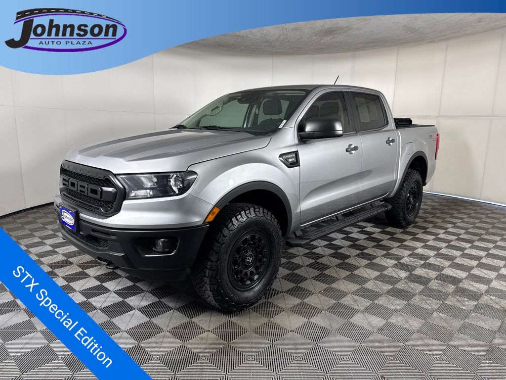 Silver Metallic 2022 Ford Ranger Pickup Truck Four-Wheel Drive Automatic