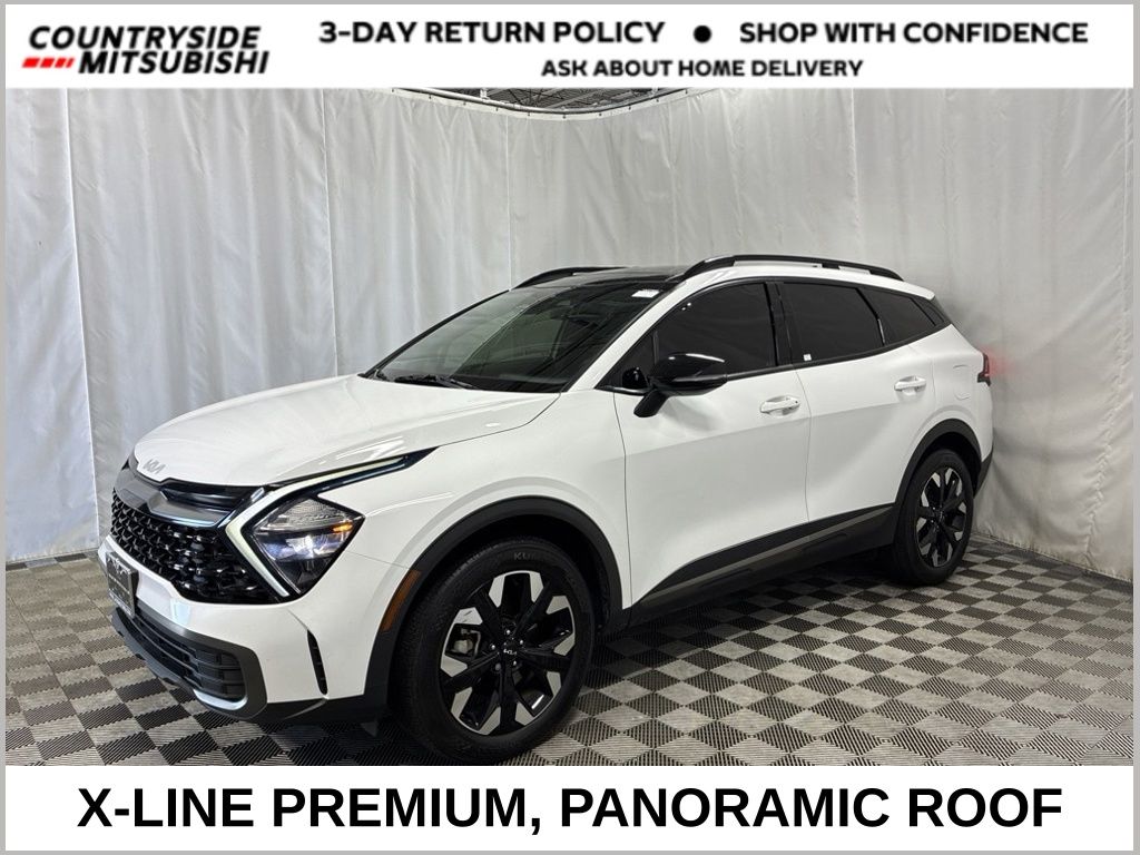 Glacial White Pearl 2023 Kia Sportage SUV / Crossover All-Wheel Drive 8-Speed Automatic