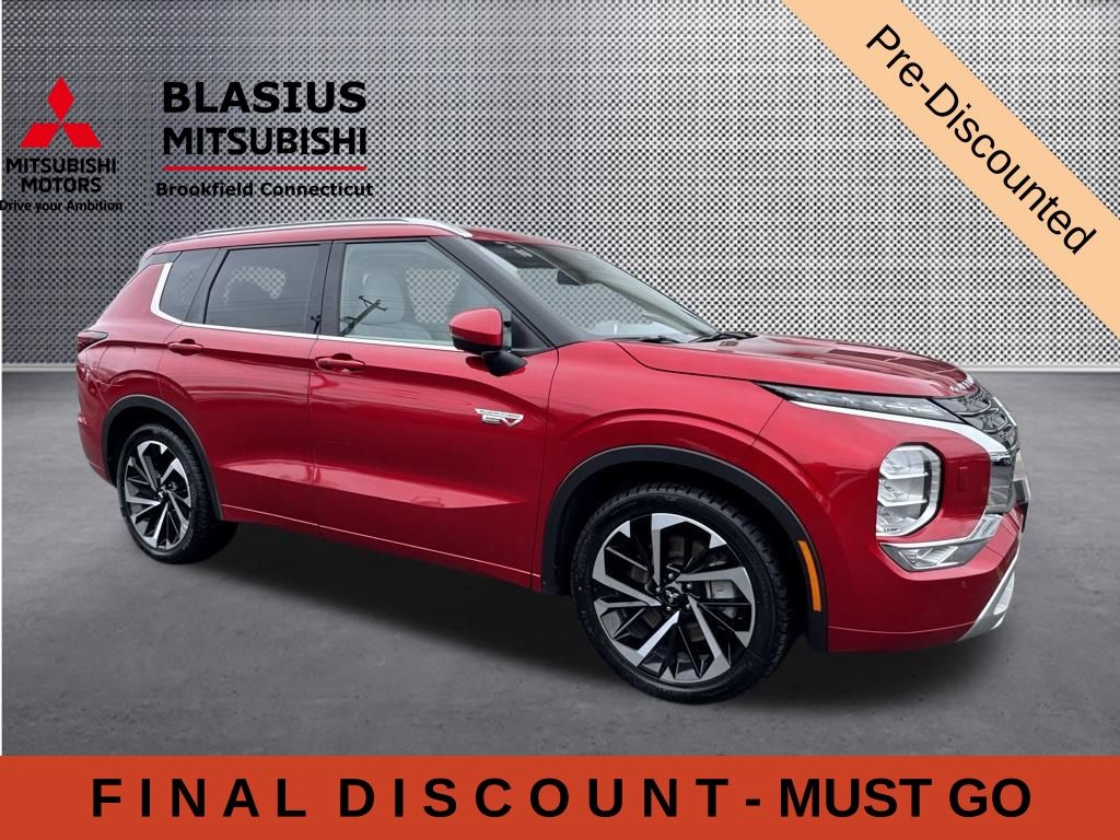 Red Diamond 2023 Mitsubishi Outlander Hybrid Plug-in SEL S-AWC SUV / Crossover All-Wheel Drive 1-Speed Automatic