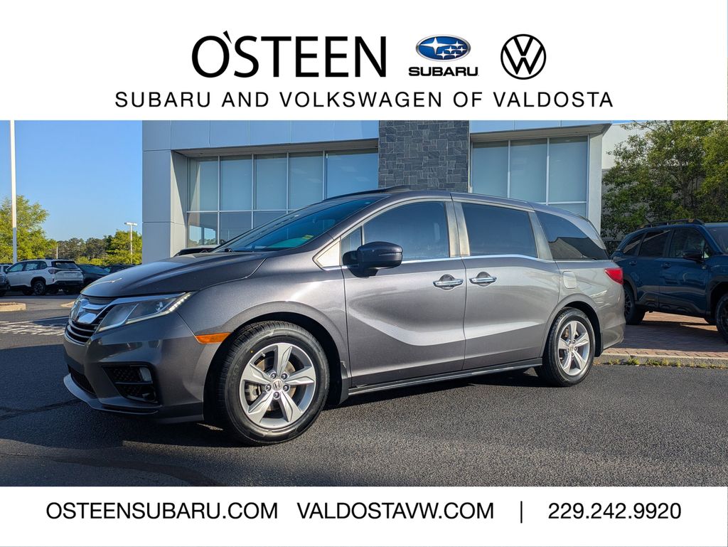 Gray 2019 Honda Odyssey EX-L FWD Minivan Front-Wheel Drive 9-Speed Automatic