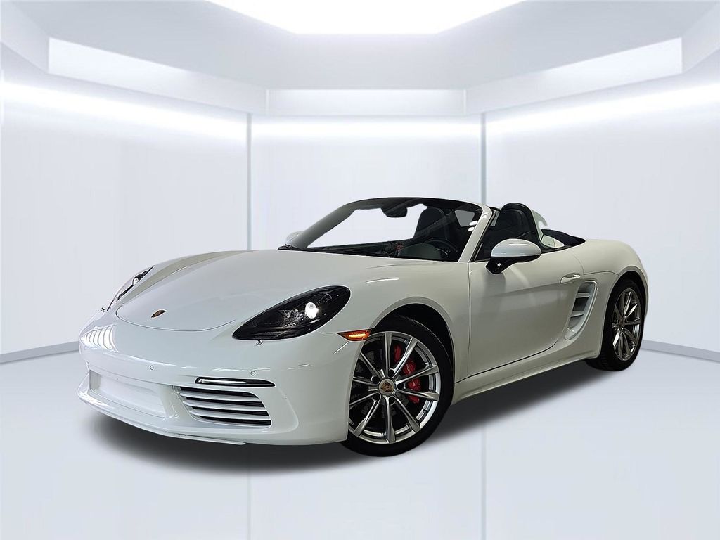 White 2024 Porsche 718 Boxster Convertible Rear-Wheel Drive 7-Speed Automatic