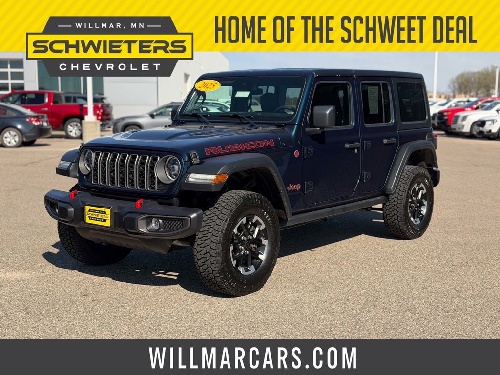 Fathom Blue Pearlcoat 2025 Jeep Wrangler SUV / Crossover Four-Wheel Drive 8-Speed Automatic
