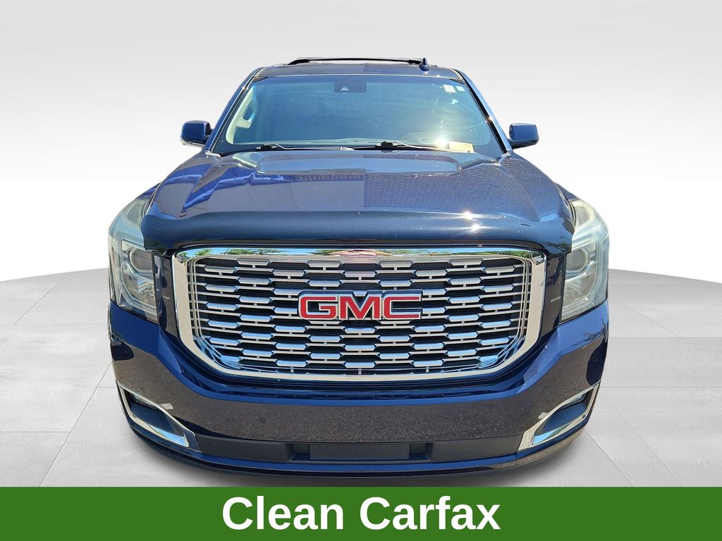 2018 GMC Yukon Denali Ultimate 4WD w/ Rear DVD & Sunroof Blue at Coastal Chevrolet Cadillac
