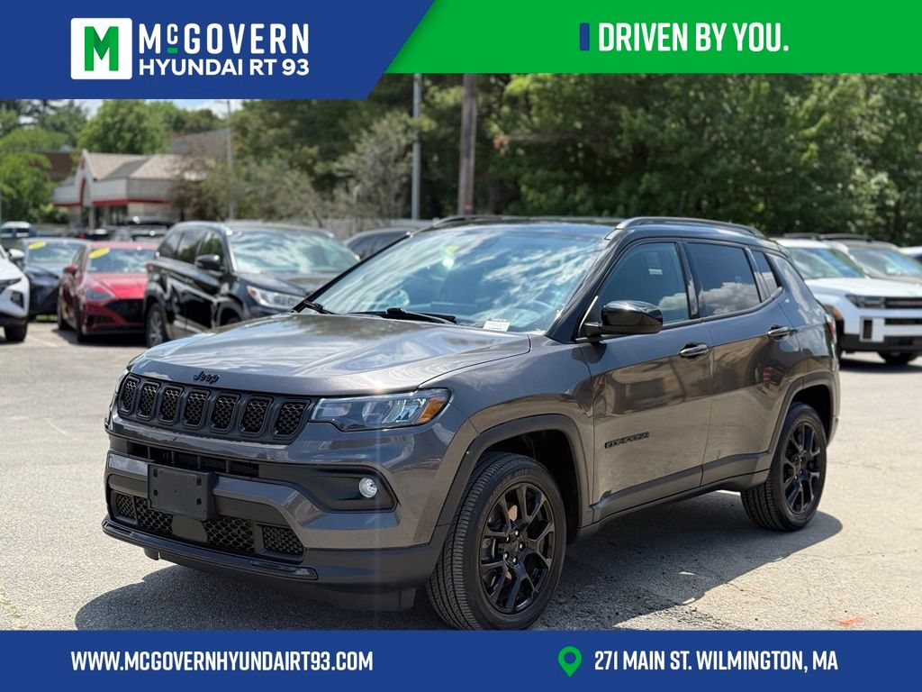 Gray (Granite Crystal Metallic Clearcoat) 2023 Jeep Compass SUV / Crossover Four-Wheel Drive 8-Speed Automatic
