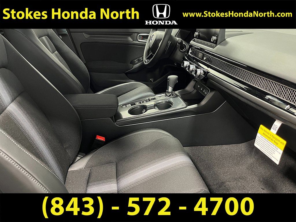 2026 Honda Civic Sport White at Stokes Honda North
