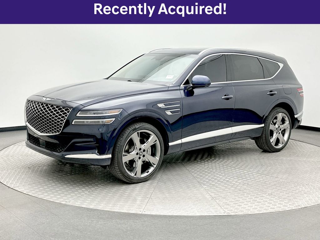 Adriatic Blue 2022 Genesis GV80 2.5T AWD SUV / Crossover All-Wheel Drive 8-Speed Automatic