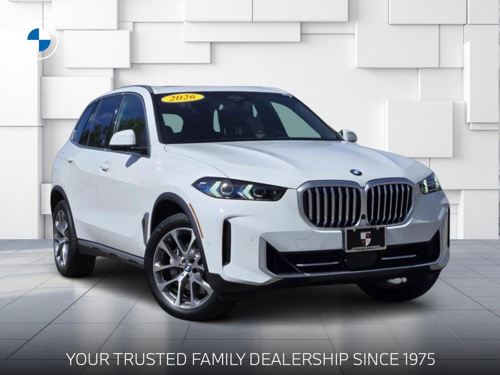 Alpine White 2026 BMW X5 SUV / Crossover All-Wheel Drive 8-Speed Automatic