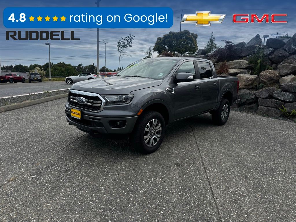 Gray Metallic 2021 Ford Ranger Pickup Truck Four-Wheel Drive Automatic