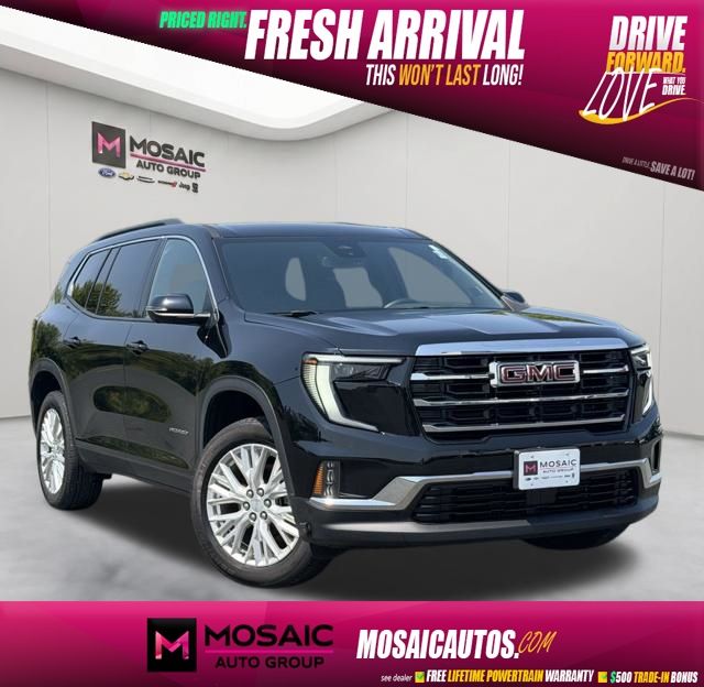 Black 2024 GMC Acadia SUV / Crossover Four-Wheel Drive 8-Speed Automatic