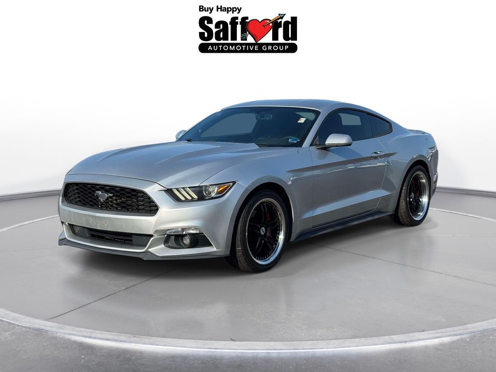 Ingot Silver 2016 Ford Mustang Coupe Rear-Wheel Drive 6-Speed Automatic