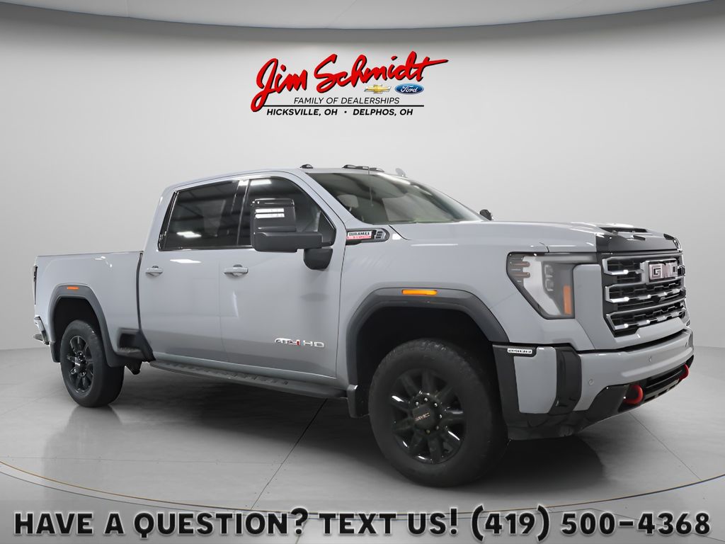 Thunderstorm Gray 2025 GMC Sierra 2500HD Pickup Truck Four-Wheel Drive Automatic