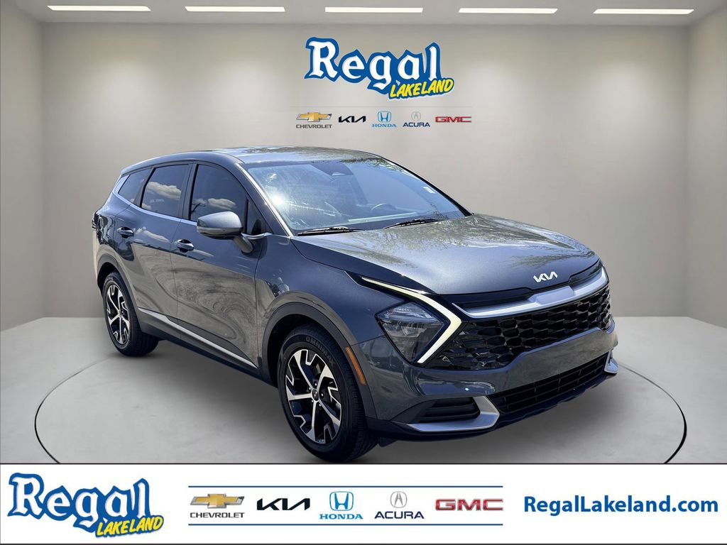 Gravity Gray 2023 Kia Sportage EX FWD SUV / Crossover Front-Wheel Drive 8-Speed Automatic