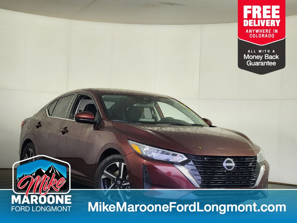 Rosewood Metallic 2024 Nissan Sentra SV FWD Sedan Front-Wheel Drive Continuously Variable Transmission