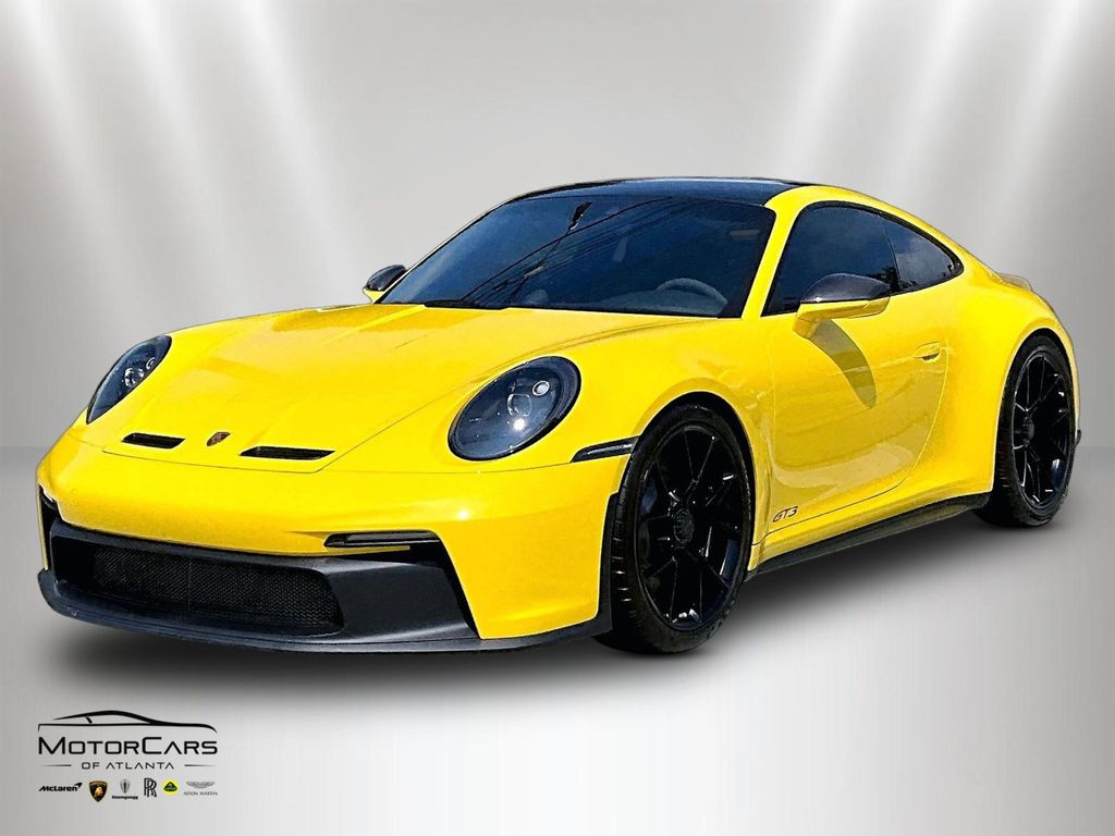 Racing Yellow 2022 Porsche 911 GT3 Coupe RWD Coupe Rear-Wheel Drive 7-Speed Automatic