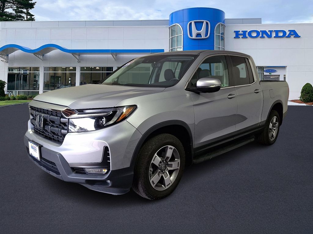 Lunar Silver Metallic 2024 Honda Ridgeline Pickup Truck All-Wheel Drive 9-Speed Automatic