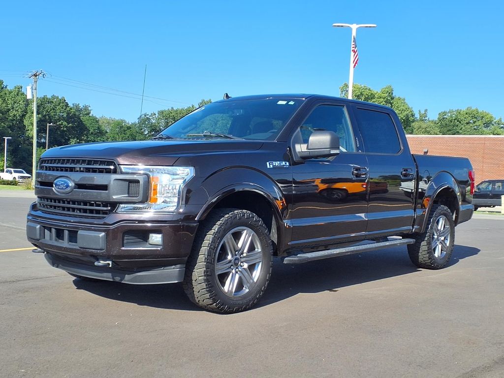 Magma Red 2019 Ford F-150 Pickup Truck Four-Wheel Drive Automatic