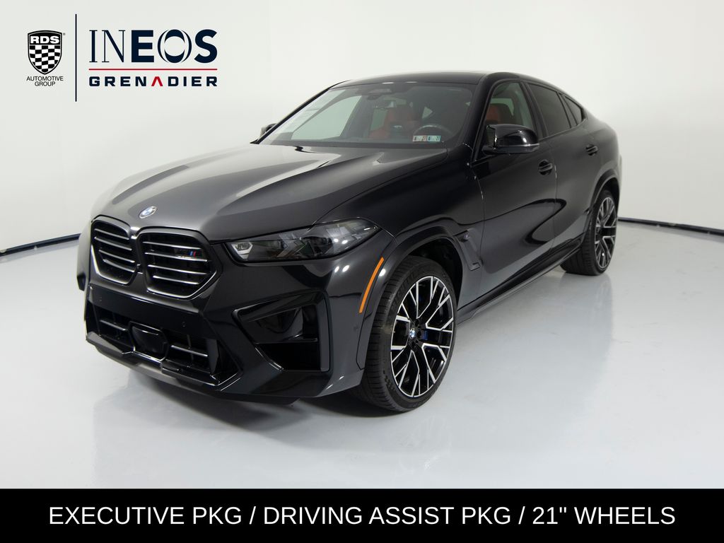 Black Sapphire Metallic 2025 BMW X6 M SUV / Crossover All-Wheel Drive 8-Speed Automatic