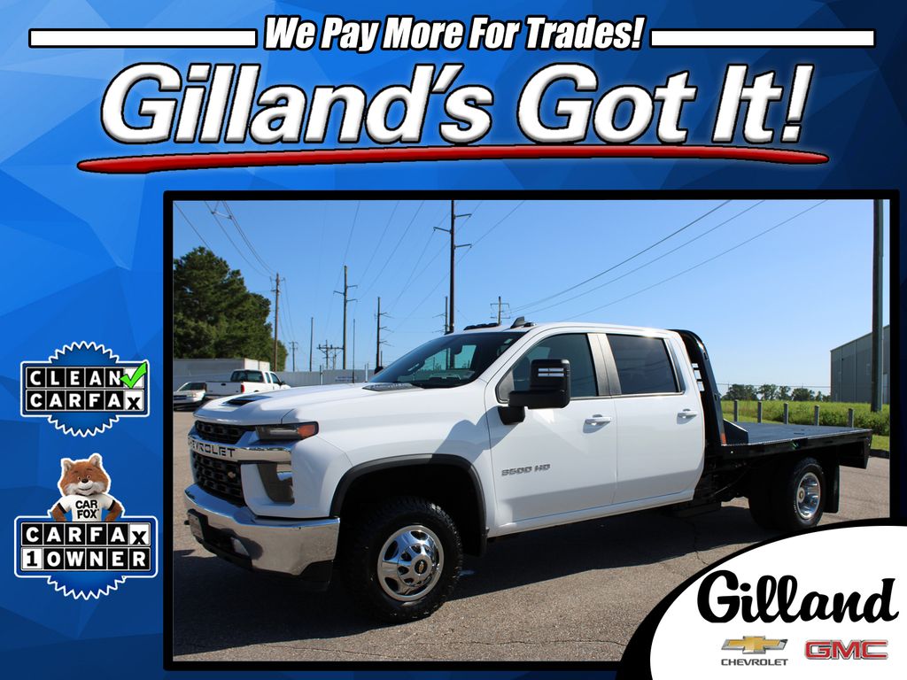 Summit White 2022 Chevrolet Silverado 3500HD Pickup Truck Four-Wheel Drive Automatic