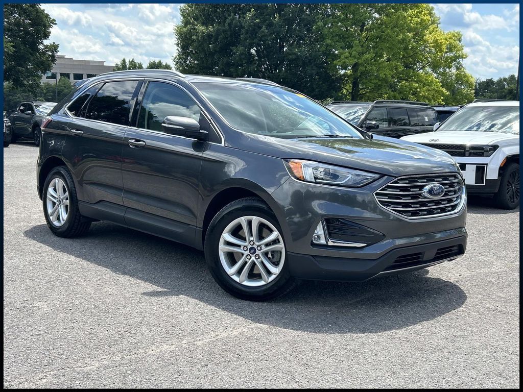 Gray (Magnetic) 2020 Ford Edge SEL AWD SUV / Crossover All-Wheel Drive 8-Speed Automatic