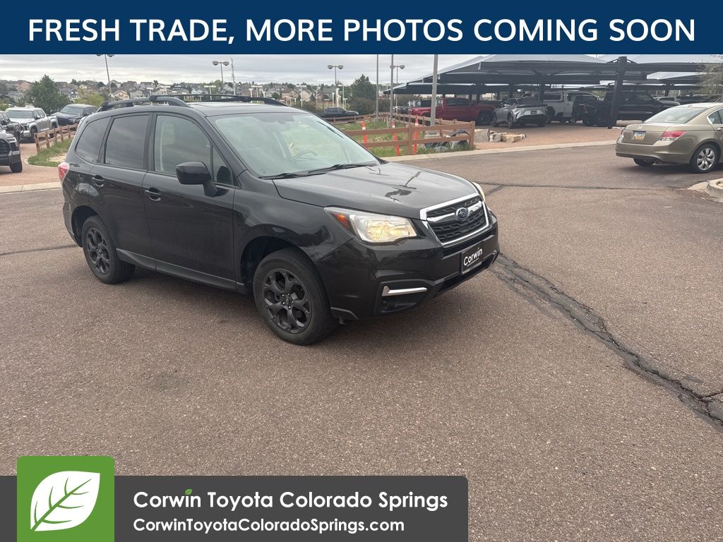 Black 2017 Subaru Forester 2.5i Premium SUV / Crossover All-Wheel Drive Continuously Variable Transmission
