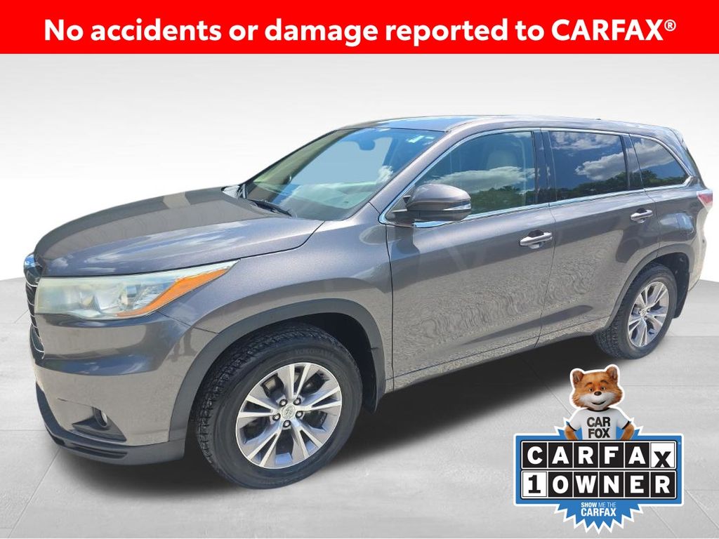 Predawn Gray Mica 2015 Toyota Highlander SUV / Crossover All-Wheel Drive 6-Speed Automatic Overdrive
