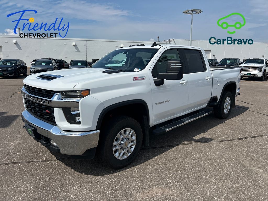 Summit White 2023 Chevrolet Silverado 3500HD Pickup Truck Four-Wheel Drive Automatic