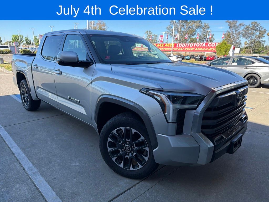 Celestial Silver Metallic 2023 Toyota Tundra Pickup Truck Four-Wheel Drive Automatic