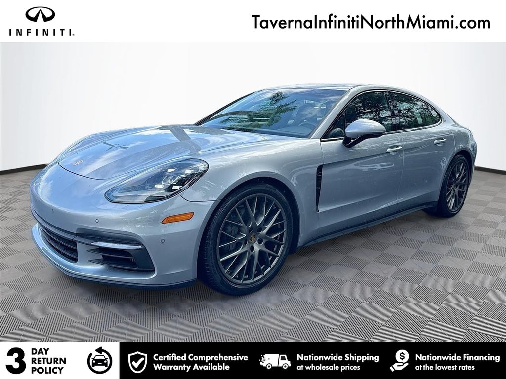 Silver 2018 Porsche Panamera 4S AWD Sedan All-Wheel Drive 8-Speed Automatic