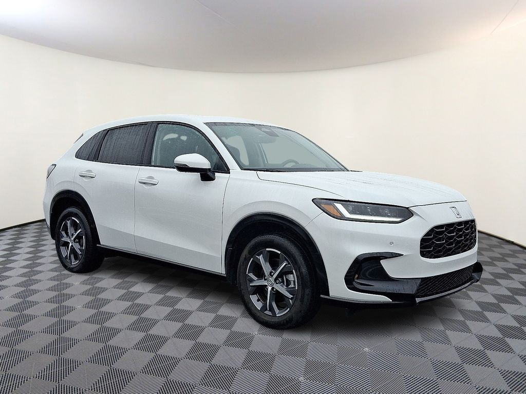 Platinum White Pearl 2024 Honda HR-V EX-L AWD SUV / Crossover All-Wheel Drive Continuously Variable Transmission