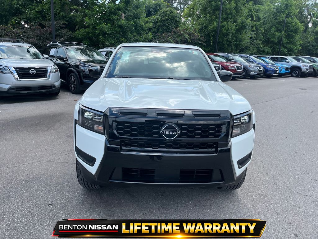 2026 Glacier White Nissan Frontier SV RWD Truck