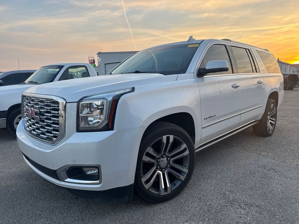 White Frost Tricoat 2020 GMC Yukon XL Denali 4WD SUV / Crossover Four-Wheel Drive