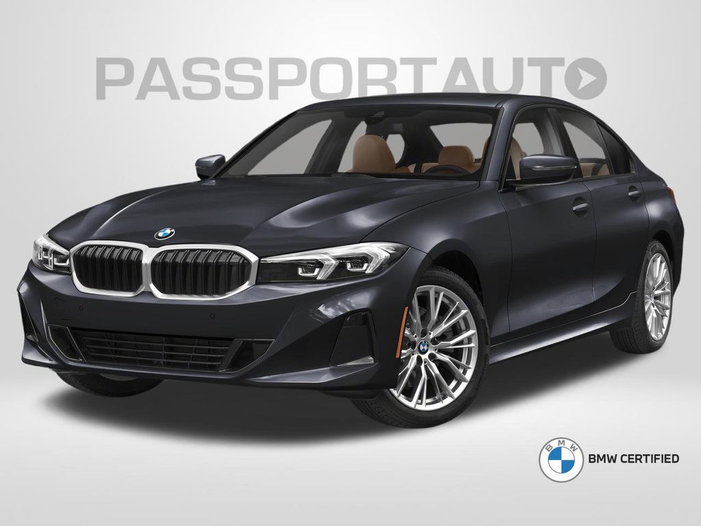 Black Sapphire Metallic 2023 BMW 3 Series Sedan All-Wheel Drive 8-Speed Automatic