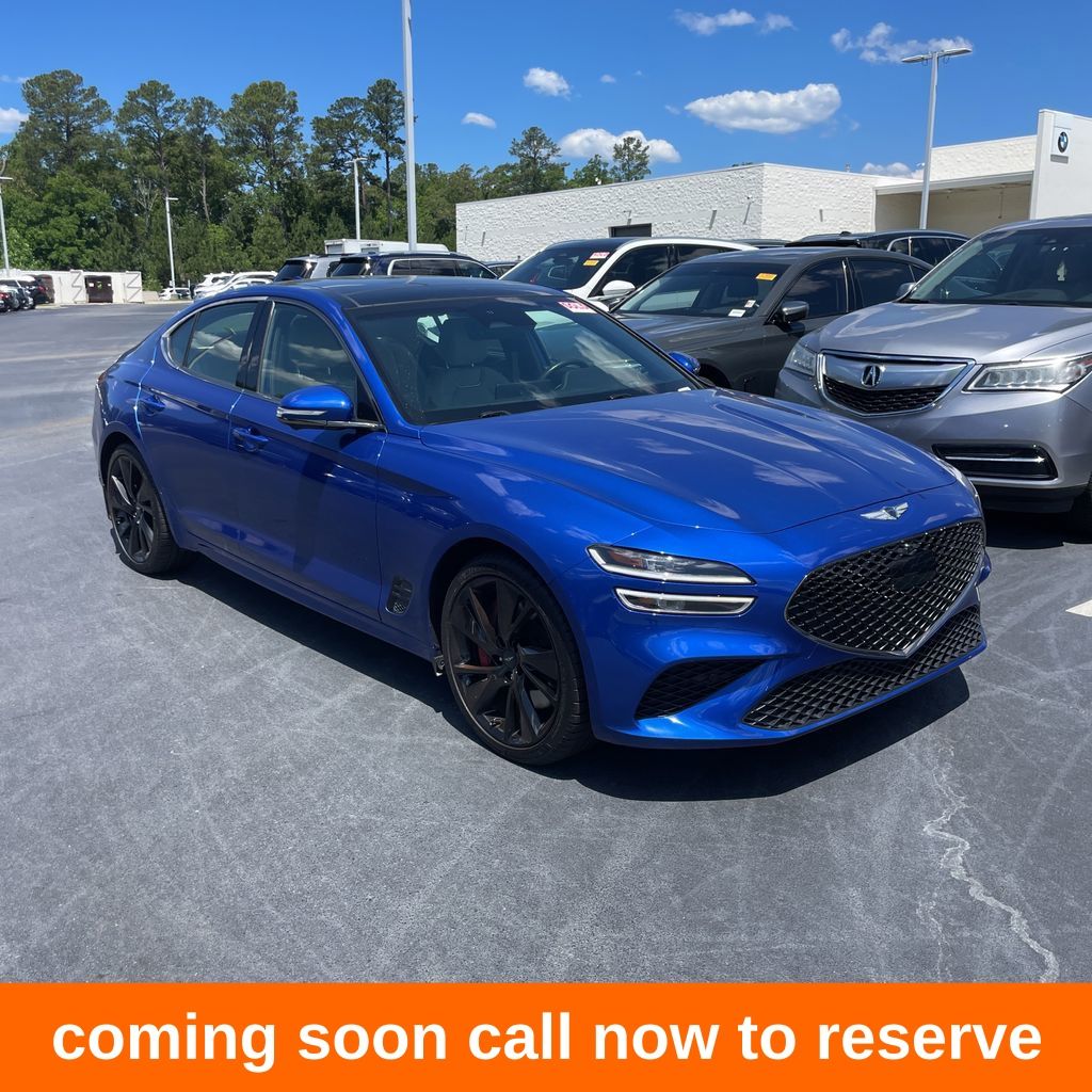 Mallorca Blue 2023 Genesis G70 Sedan Rear-Wheel Drive 8-Speed Automatic