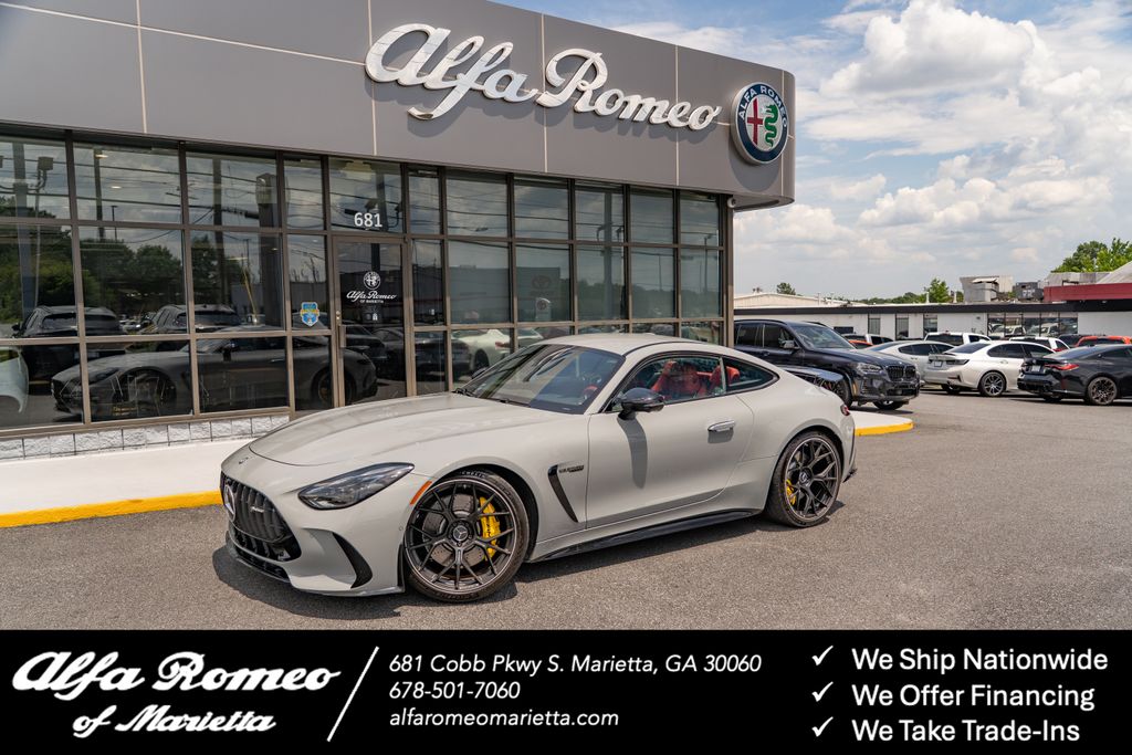 MANUFAKTUR Alpine Gray 2025 Mercedes-Benz AMG GT 55 4MATIC Coupe All-Wheel Drive 9-Speed Automatic