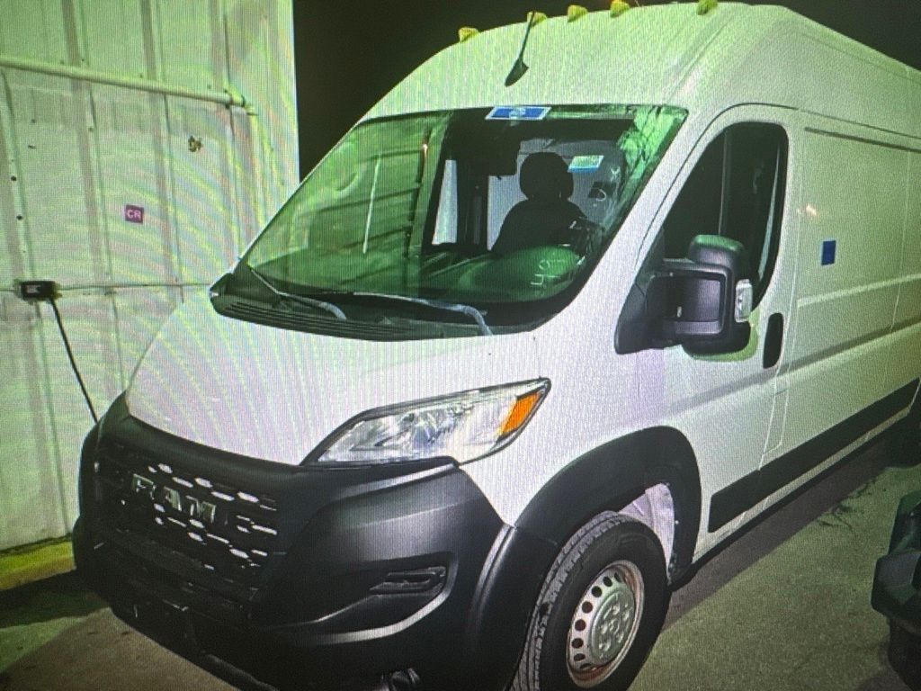 Bright White Clearcoat 2023 RAM ProMaster Van Front-Wheel Drive 9-Speed Automatic