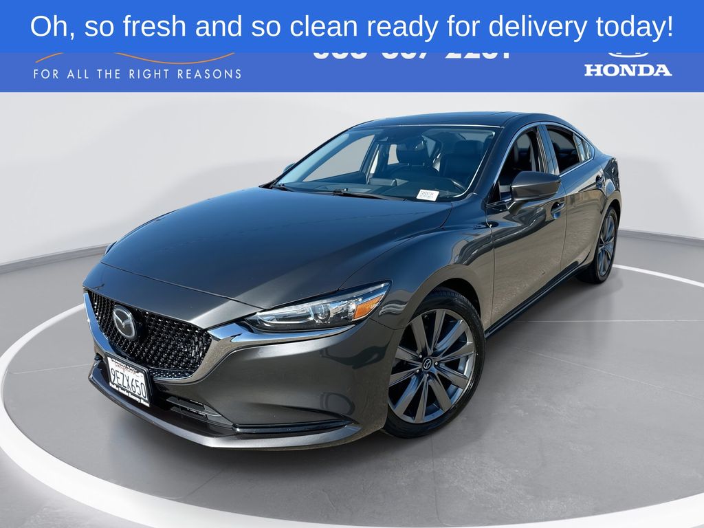 Machine Gray Metallic 2019 Mazda MAZDA6 Grand Touring FWD Sedan Front-Wheel Drive 6-Speed Automatic