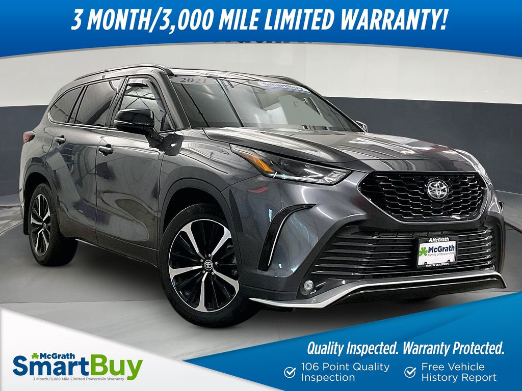 Magnetic Gray Metallic 2021 Toyota Highlander SUV / Crossover All-Wheel Drive 8-Speed Automatic
