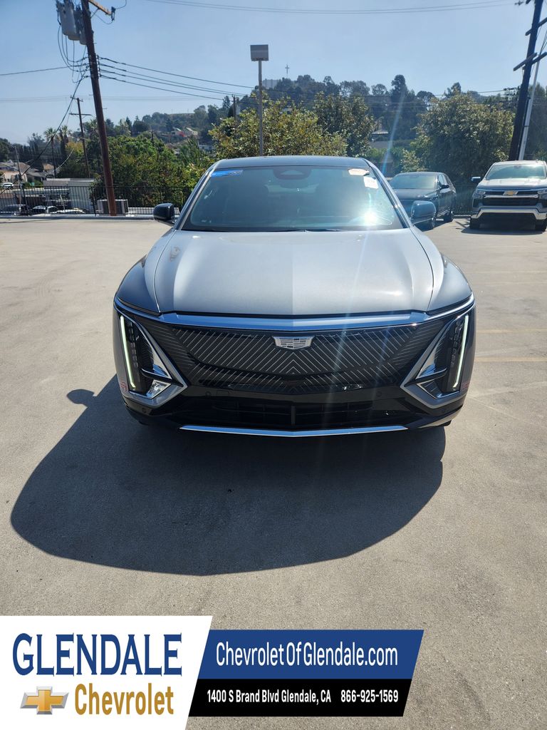 Argent Silver Metallic 2024 Cadillac LYRIQ SUV / Crossover All-Wheel Drive 1-Speed Automatic