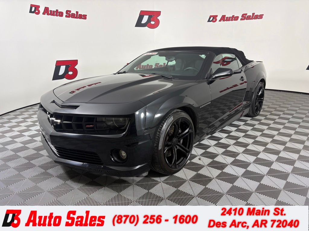 Black 2011 Chevrolet Camaro 2SS Convertible RWD Convertible Rear-Wheel Drive 6-Speed Automatic