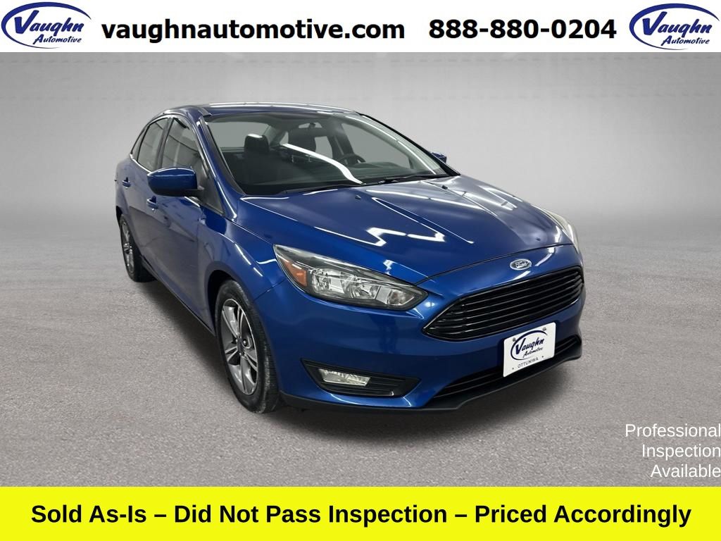 Lightning Blue 2018 Ford Focus Sedan Front-Wheel Drive 6-Speed Automatic