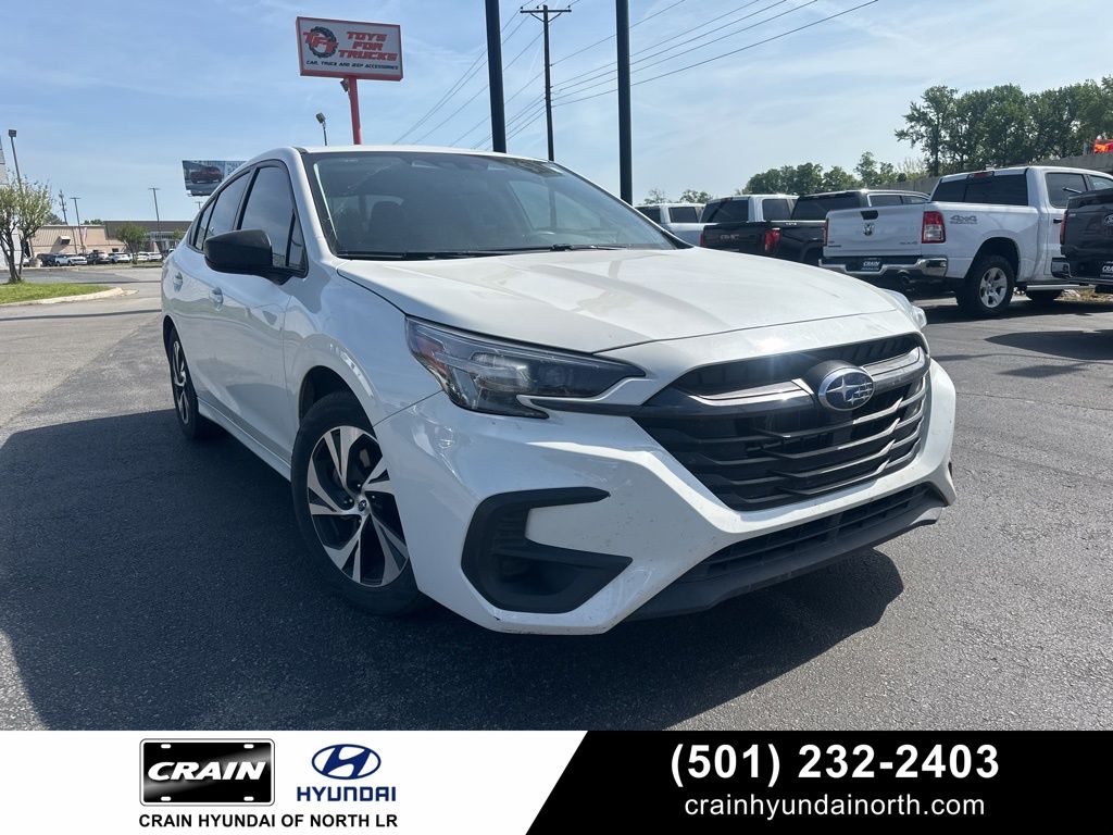 Crystal White Pearl 2024 Subaru Legacy AWD Sedan All-Wheel Drive Continuously Variable Transmission