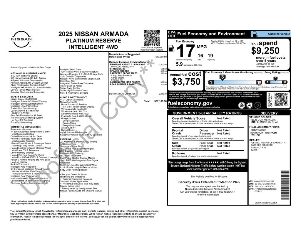Certified Used 2025 Gray Nissan Platinum Reserve image 3