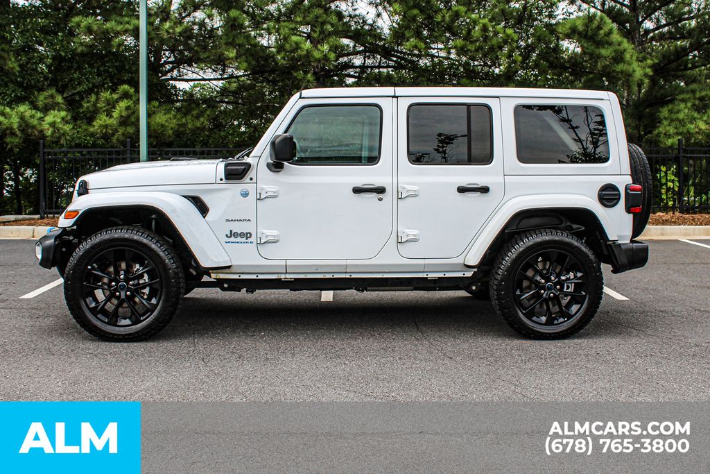 Used 2024 White Jeep Sahara 4xe image 6