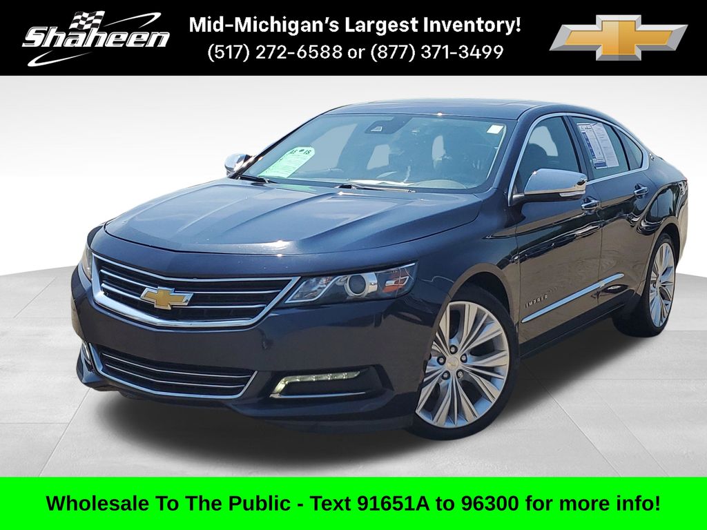 Blue Velvet Metallic 2015 Chevrolet Impala Sedan Front-Wheel Drive 6-Speed Automatic Overdrive